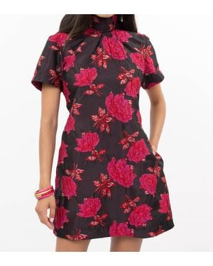 Ivy Jane Bow Back Dress - Red