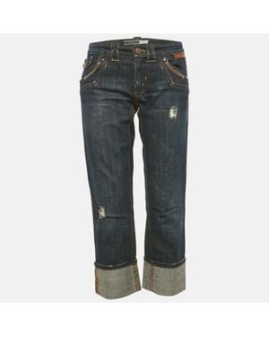 Sportmax Code Denim Mid Rise Capri M/Waist - Gray
