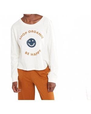 Known Supply Shop Organic Long Sleeve Tee - White
