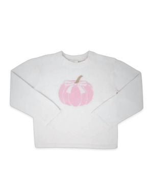 Lullaby Set Girls Cozy Up Sweater - White