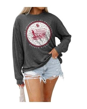 Gameday Couture College Of Oklahoma Turning Circles Tee - Gray