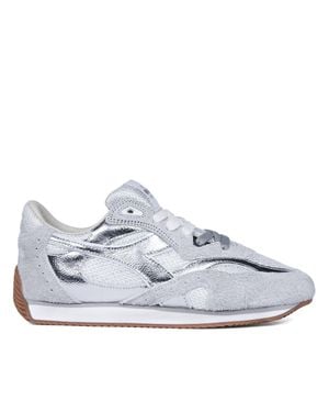 Diadora Equipe Revenge Iride Suede Sneakers - White