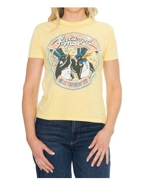 Daydreamer Fleetwood Mac Us Tour 78 Ringer Tee Top - Natural