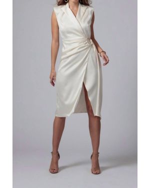 Jay Godfrey Gino Belted Midi Dress - White