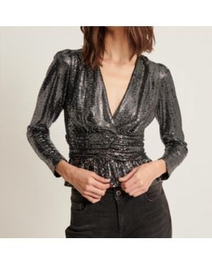 Ba&sh Mae Top - Gray