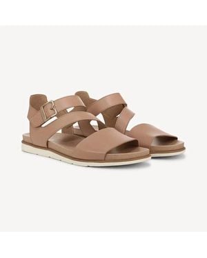 Dr. Scholls Nicely Fun Strappy Taupe Faux Leather Sandals Rhs9124 - Brown