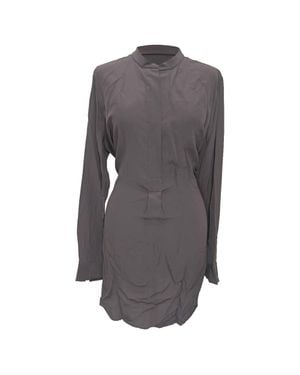 JOSEPH Mini Shirt Dress - Gray