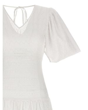 Le twins Cotton Long Dress - White