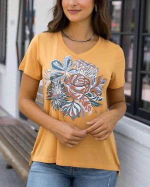 Grace and Lace Sketched Graphic Tee - Gray