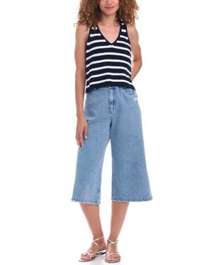 Splendid Deirdre Sweater Tank Top - Blue