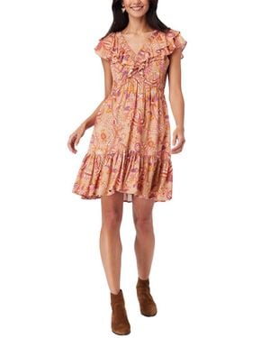 Roberta Roller Rabbit Amanda Ondika Mini Dress - Red