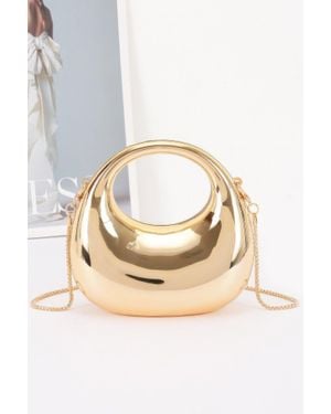 Fashnzfab Acrylic Mini Bag - Metallic