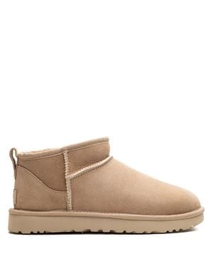 UGG Classic Ultra Mini Suede Ankle Boots - Brown