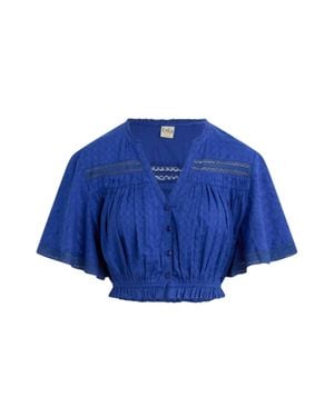 Bila77 San Gabriel Crop Top - Blue