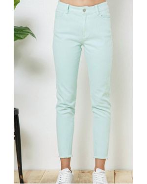 Blue B Mindy Stretchy Skinny Jeans - Blue