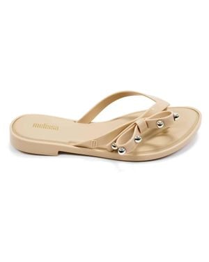 Melissa Flip Flop Slim Ii Fashion Sandals - Natural