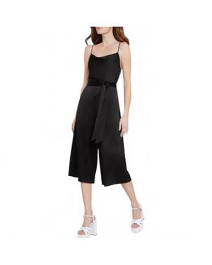 Alice + Olivia Harmon Gaucho Wide Leg Jumpsuit - Black