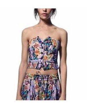Maria Cher Areco Virna Top - Blue