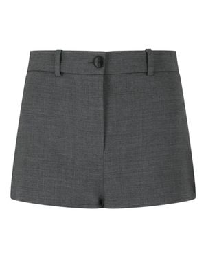 Ferragamo Culotte Shorts - Gray