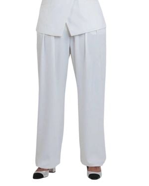 The Sei Double Pleat Pants - Blue