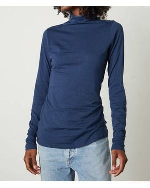 Velvet By Graham & Spencer Talisia Gauzy Whisper Classics Top - Blue