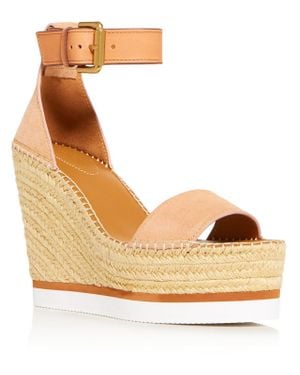 See by chloe wedge sandals clearance