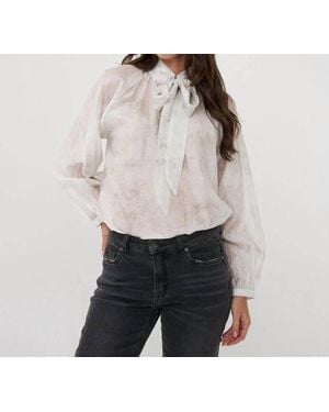 EsQualo Billa Raglan Shawl Collar Blouse - Black