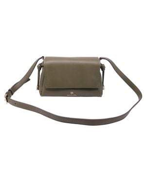 Michael Kors Small Pearl Flap Crossbody Bag - Green