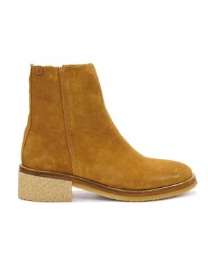 El Naturalista Irati Block Heel Ankle Boot - Brown