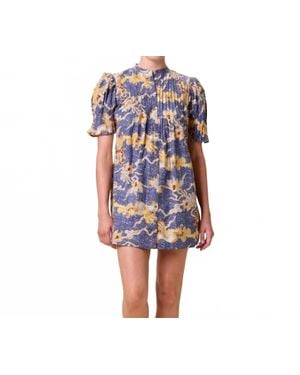 Cleobella Nadia Mini Dress - Blue