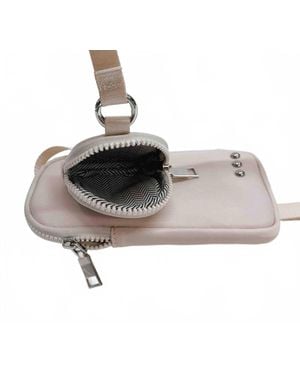 Pretty Simple Crossbody Phone Bag With Pouch - Metallic