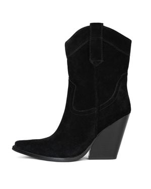 Jeffrey Campbell Mi Amigo Western Booties - Black