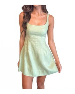 Sky To Moon Tate Mini Dress - Green