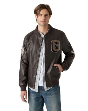 Guess Lark Varsity Jacket - Black