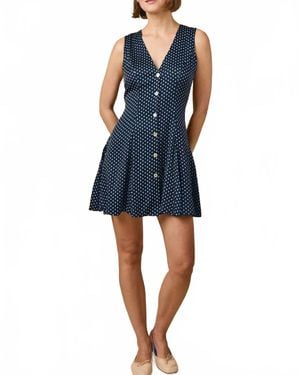Doen Aubrey Mini Dress - Blue