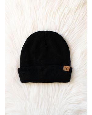 Panache Knit Beanie - Black
