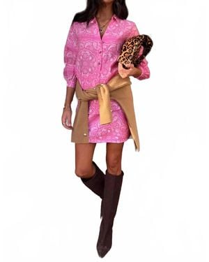 Never Fully Dressed Bandana Miley Shirt - Pink