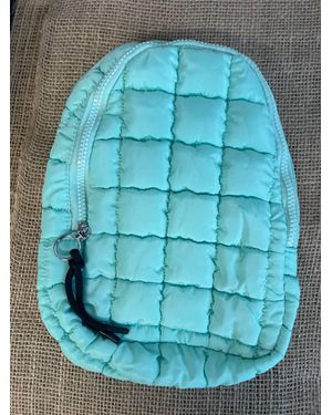 Wall to Wall Puffer Sling Bags - Blue