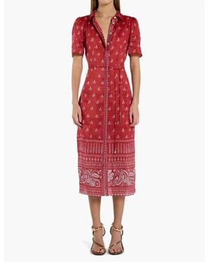 CHRISTY LYNN Cecile Dress - Red