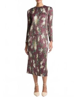 Vince Micro Pleated Skirt - Multicolor