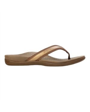 Vionic Tide Ii Toe-Post Sandals - Brown