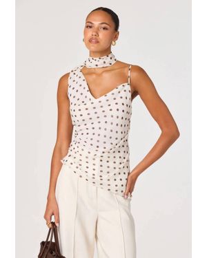 Astr Adrie Asymmetrical Top - White