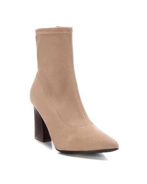 Xti Suede Dress Booties By - Brown