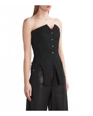 Alexander Wang Deconstruced Vest - Black