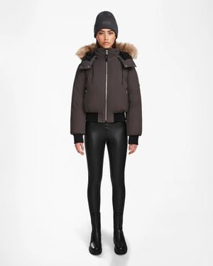 Rudsak Maude Down Bomber Jacket - Gray
