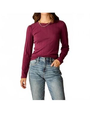Carve Designs Ever Long Sleeve Top - Red
