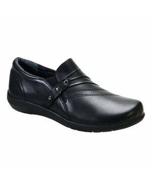 David Tate Serene Casual Leather Shoes - Black