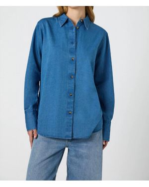 French Connection Zaves Chambray Shirt - Blue
