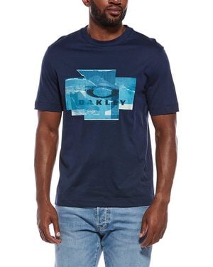 Oakley Mountain Camo T-Shirt - Blue