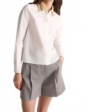 Dorothee Schumacher Poplin Power Blouse - White